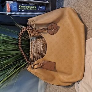 Louis Vuitton hobo bag with duster